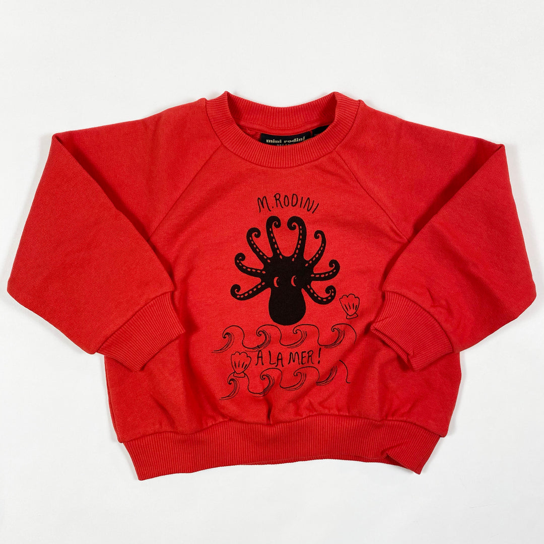 Mini Rodini octopus sweatshirt Second Season 80/86