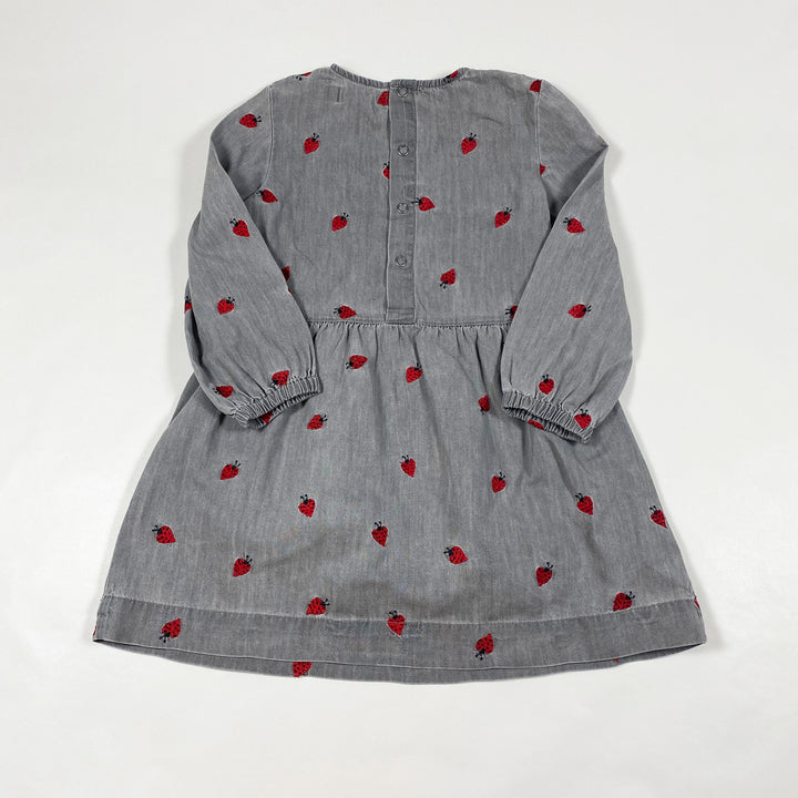 Stella McCartney Kids grey skippy ladybug dress 36M 3