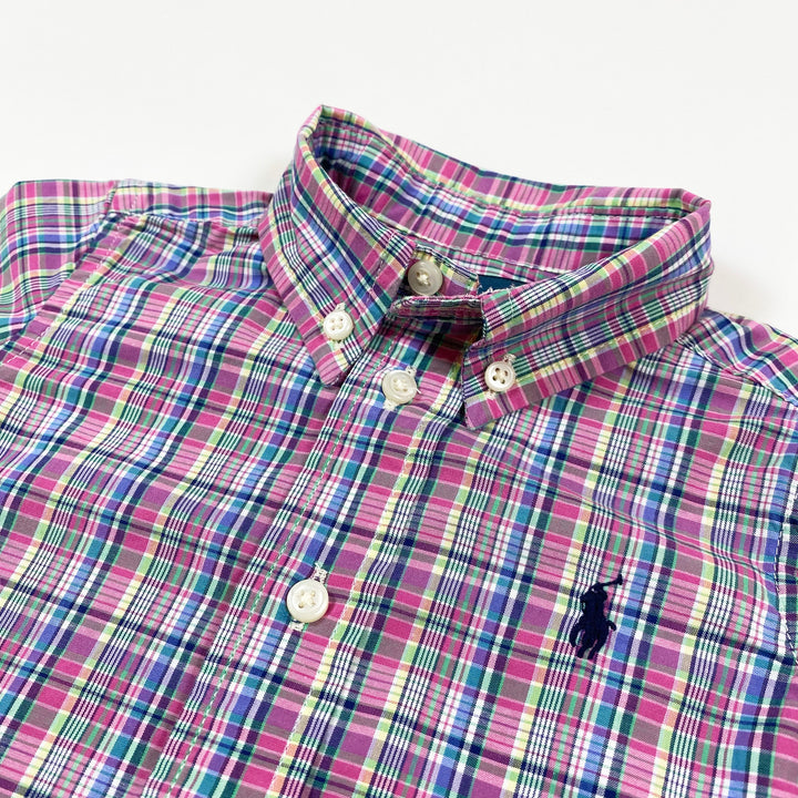 Ralph Lauren checked short-sleeved shirt 9M