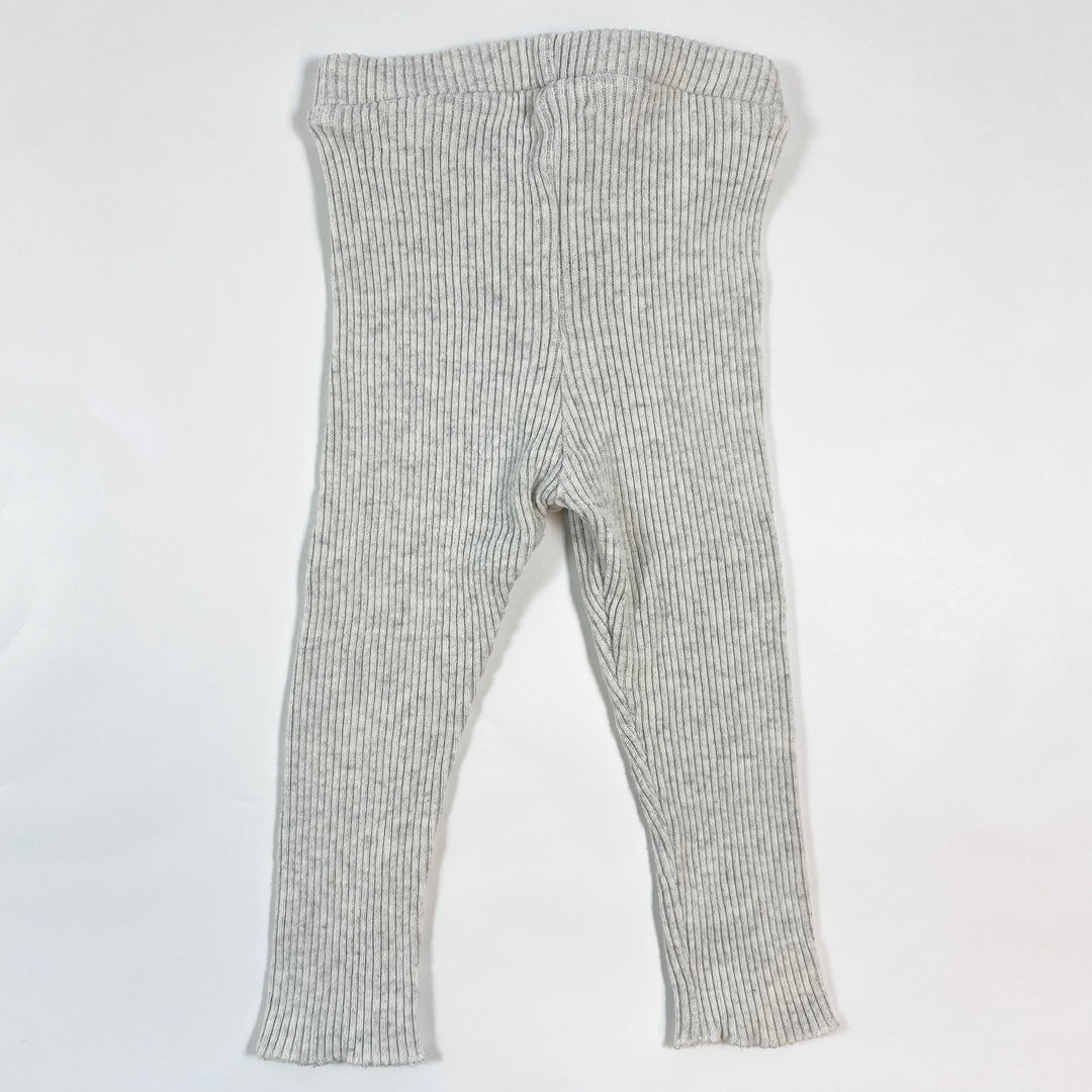 My Little Cozmo light beige ribbed leggings 12M/74 3