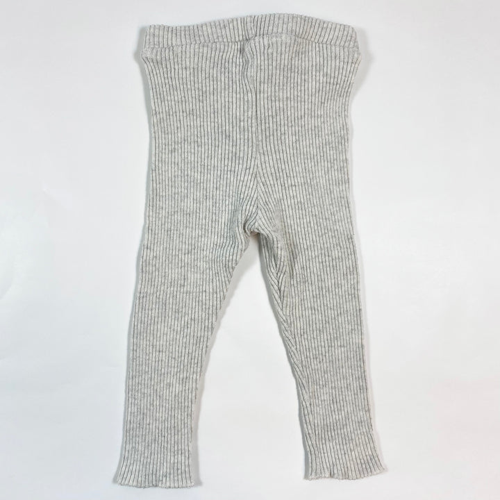 My Little Cozmo light beige ribbed leggings 12M/74 3