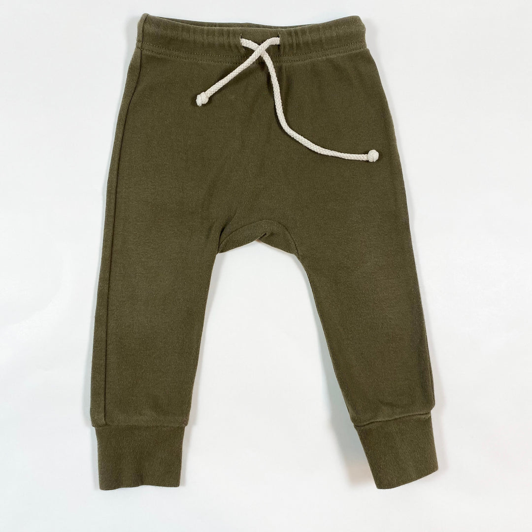 Mebie Baby khaki green baby pants 18M 1