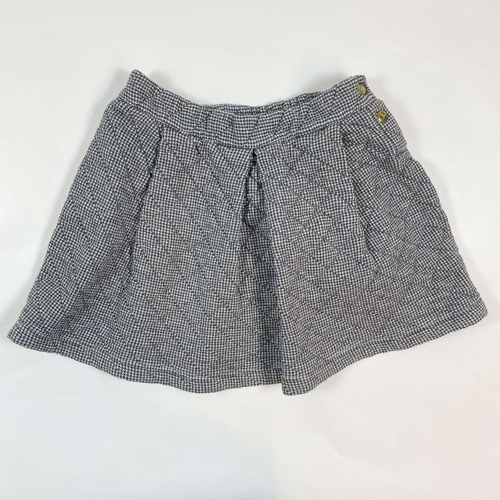 Petit Bateau pied de poule quilted skirt 6Y/116 1