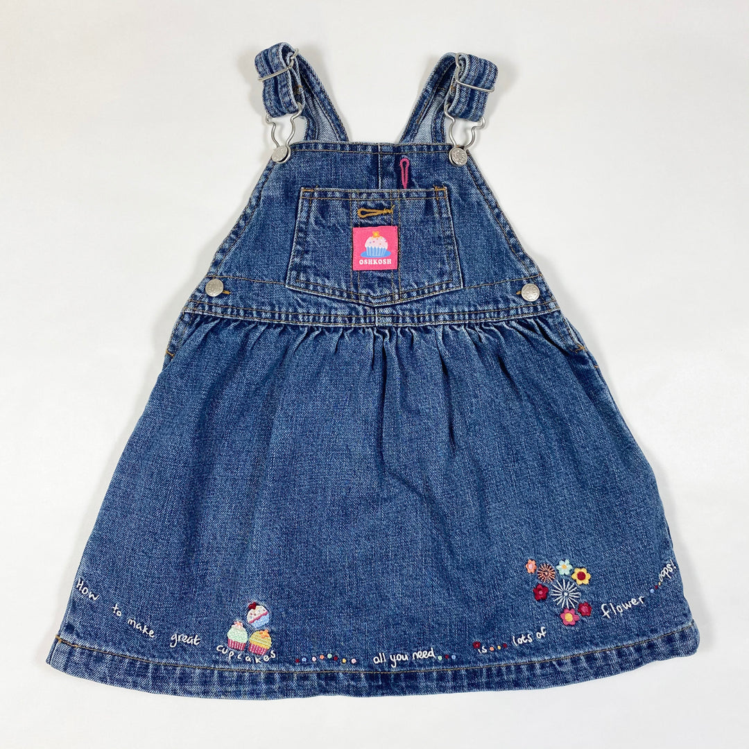 Oshkosh B'gosh vintage denim pinafore 24M 1