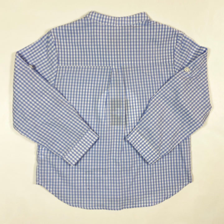 Thomas Brown sky blue gingham shirt 2-3Y 2