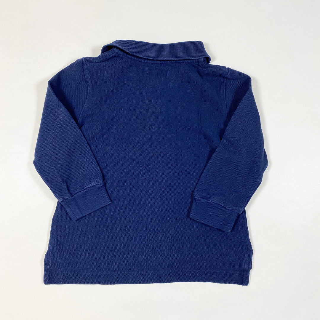 Ralph Lauren blue longsleeve Polo shirt 24M 2