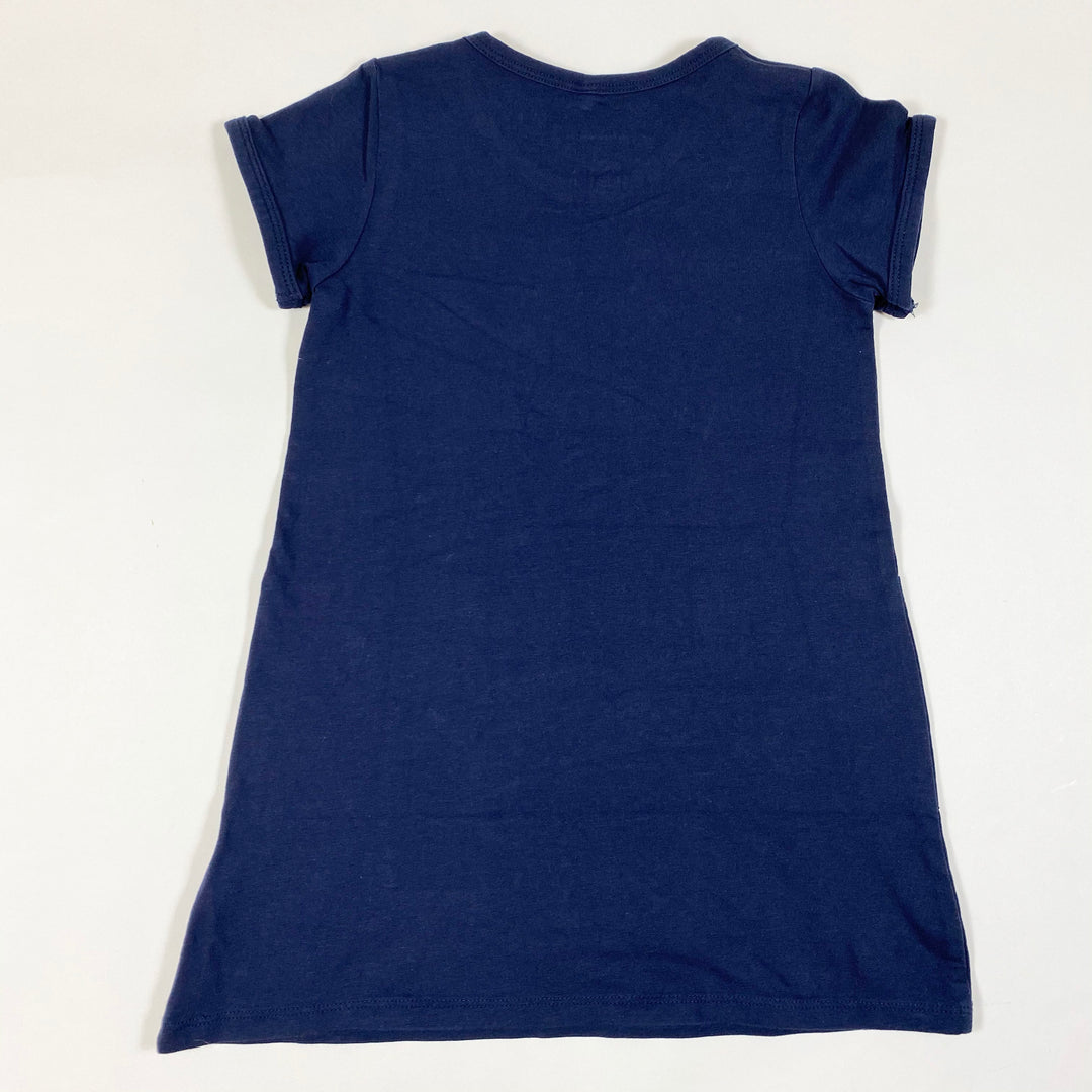 Mini Rodini marineblaues kurzärmeliges Kleid 92/98