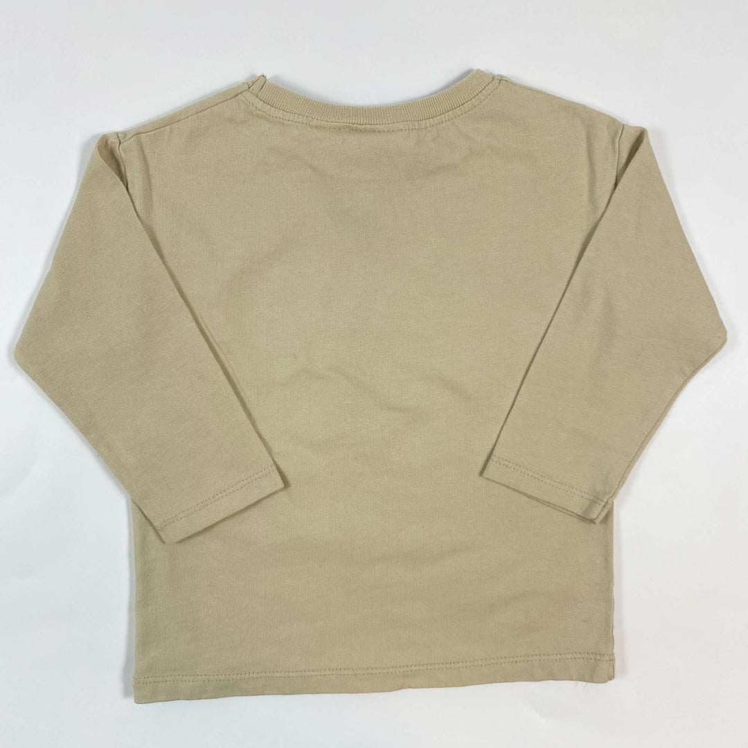 Zara beige Love t-shirt 12-18M/86 2