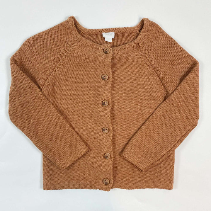 Jamie Kay rust knitted cardigan 3Y 1