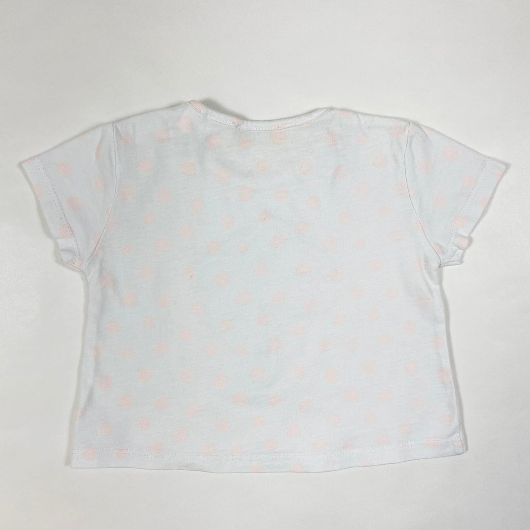 Zara pink polkadot palm tree t-shirt 1-3M/62