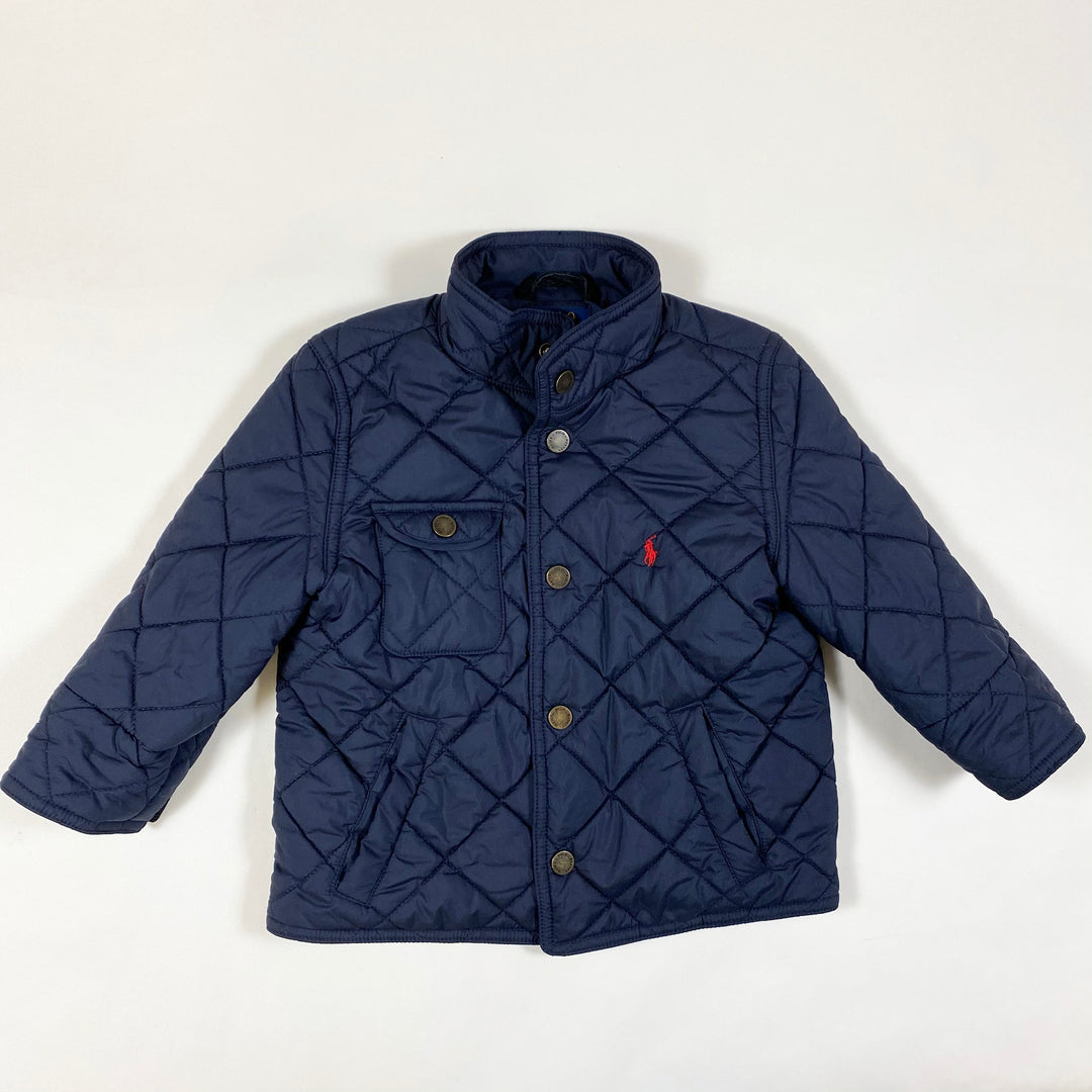 Ralph Lauren marineblaue klassische Steppjacke 2Y