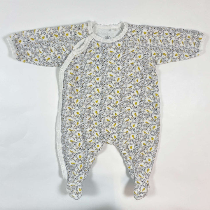 Petit Bateau bird print soft terry pyjamas 3M/60 1