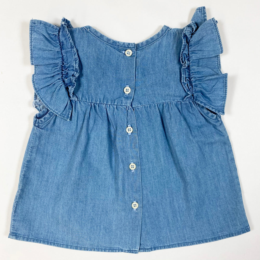 Louis Louise blue ruffle blouse  Second Season 18M