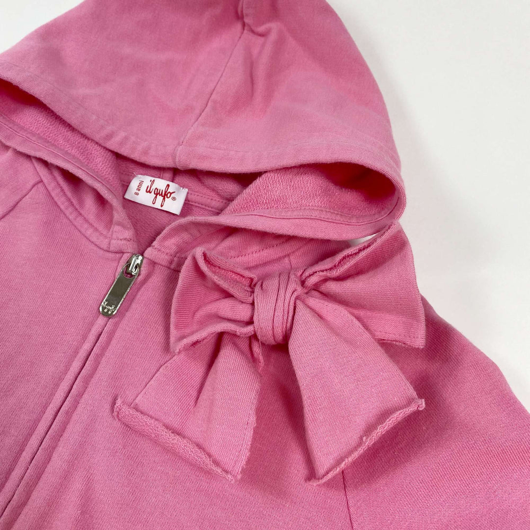 Il Gufo pink zip hoodie 8Y 2
