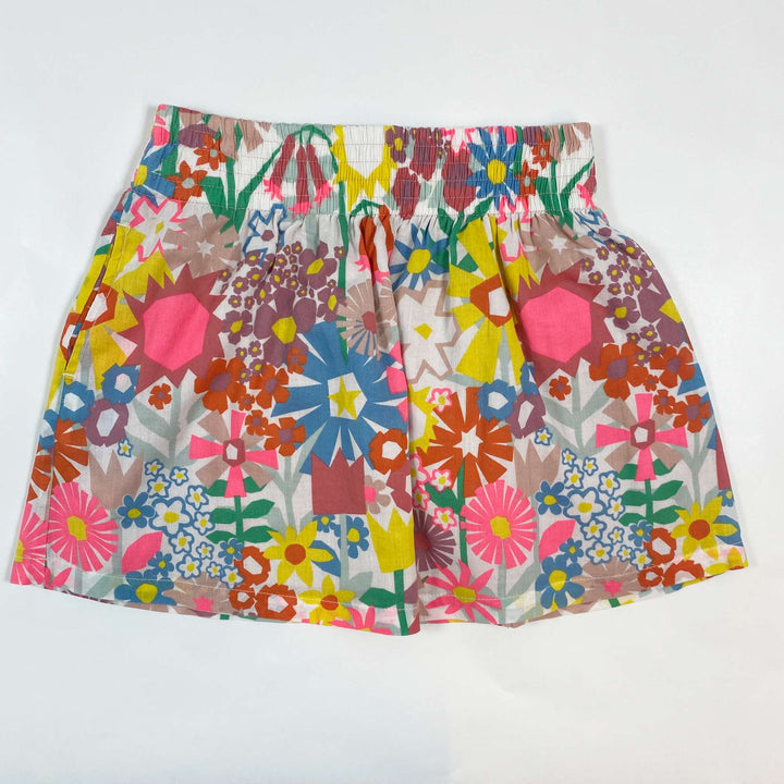 Stella McCartney Kids geometric floral print cotton skirt 4Y 1