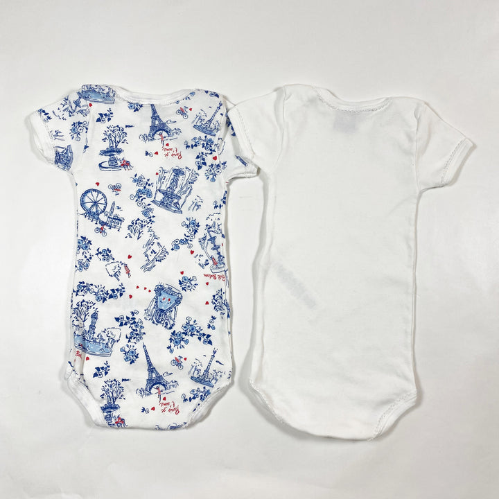 Petit Bateau white and Paris body 12M/74 2