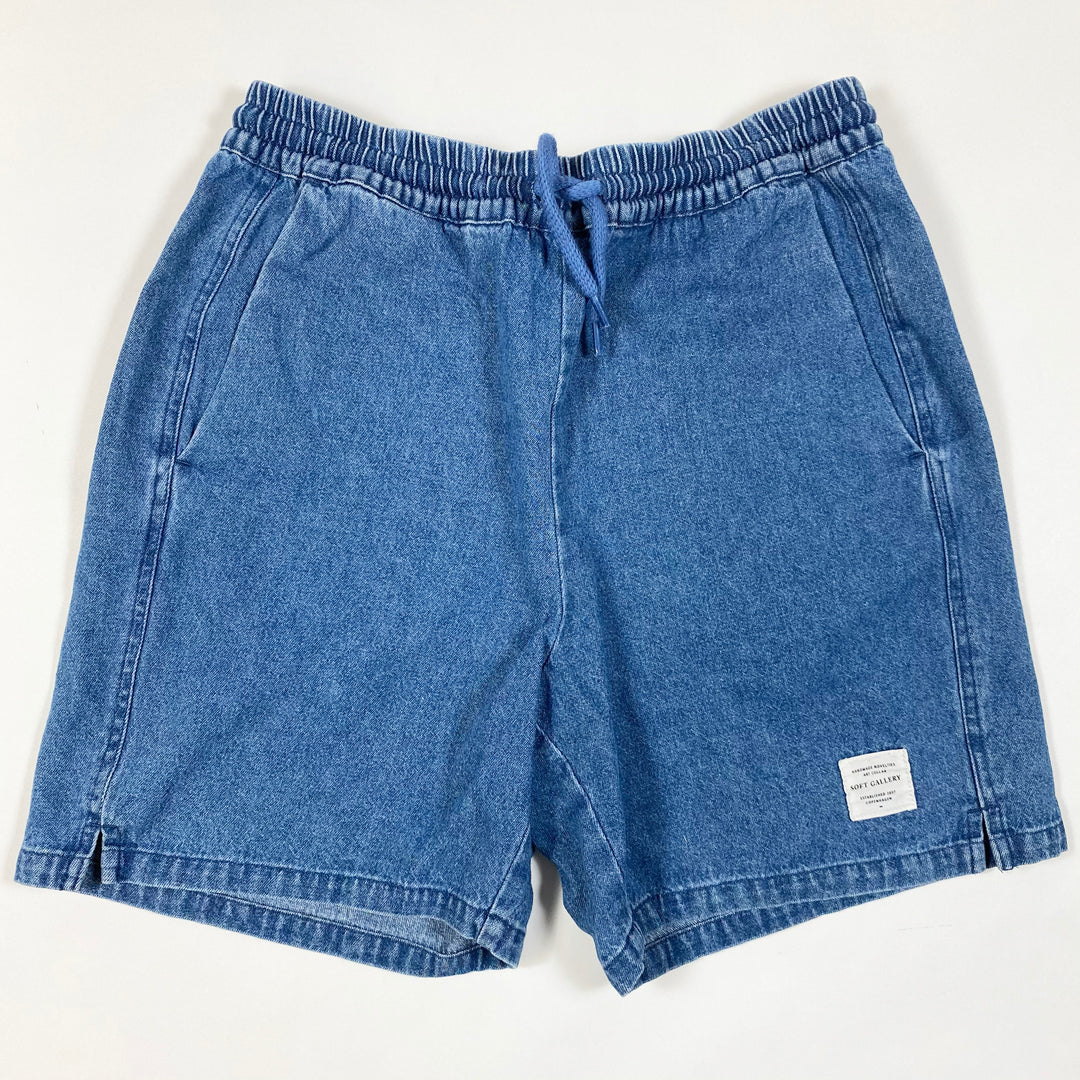 Soft Gallery blue denim Alisdair shorts Second Season 12Y