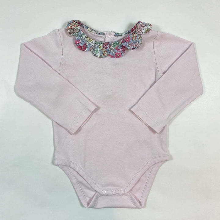 Jacadi light pink petal collar body 24M/88 1