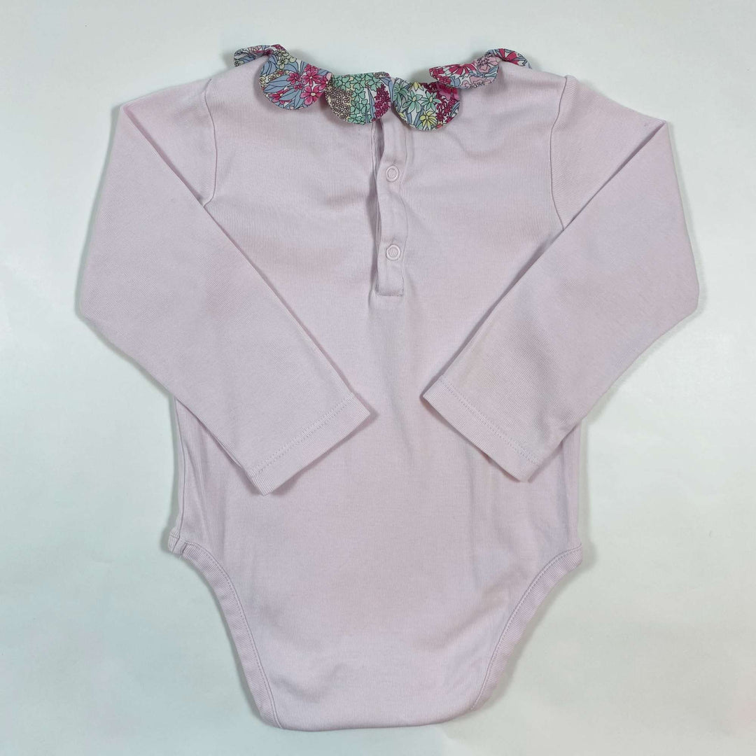 Jacadi light pink petal collar body 24M/88 4