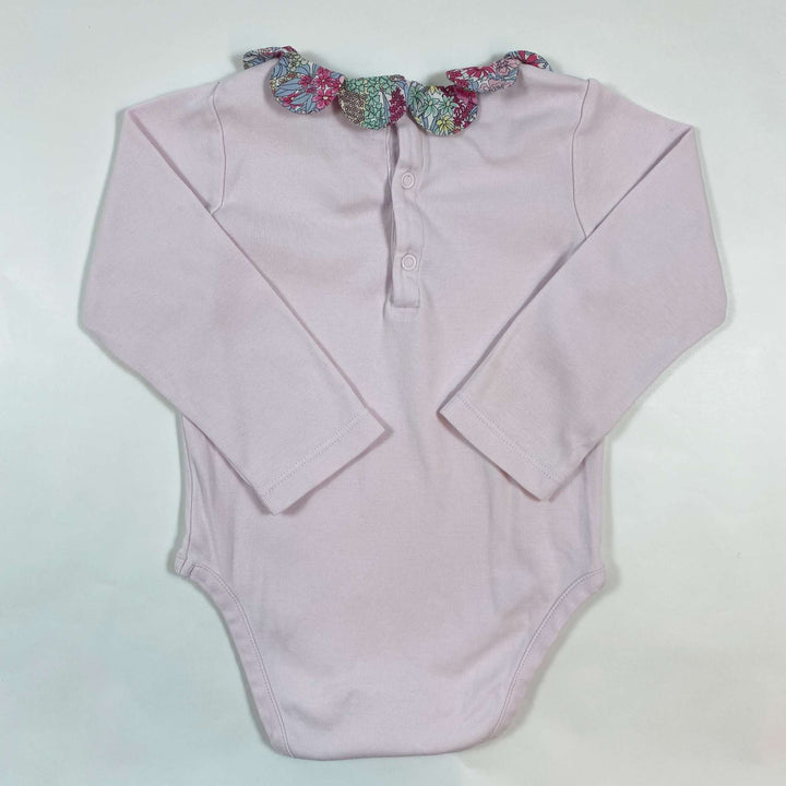 Jacadi light pink petal collar body 24M/88 4