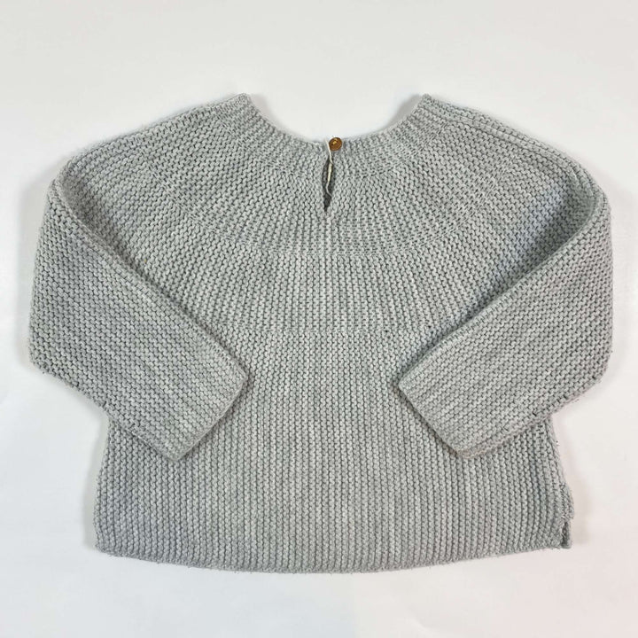 Zara light grey knitted sweater Second Season 12-18M/86 2