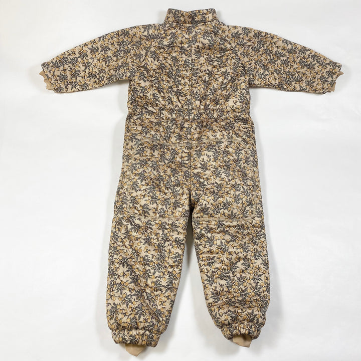 Konges Slojd lemon print quilted fleece-lined overall 12M 4