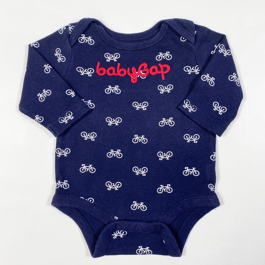 Gap navy bicycle body 0-3M 1