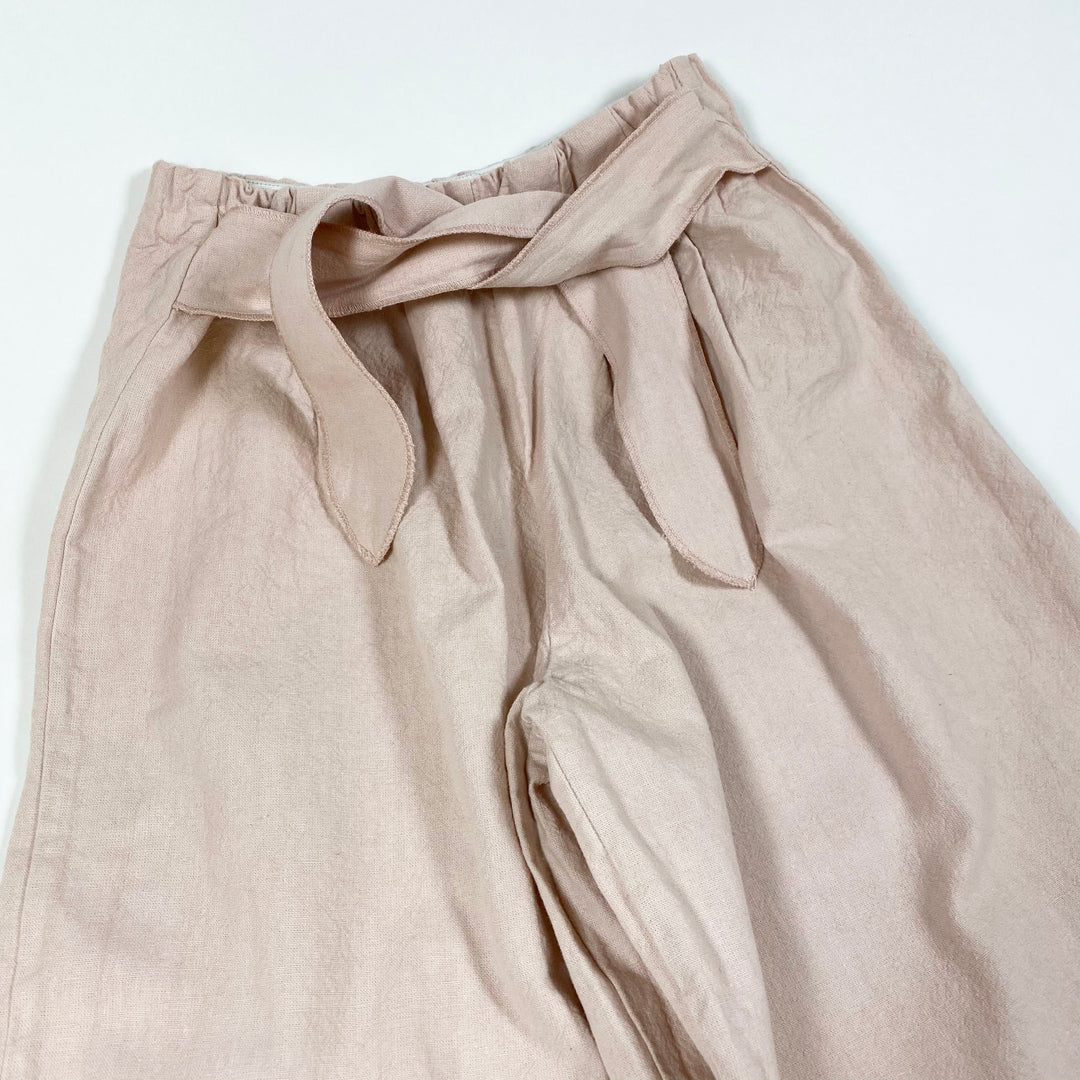 Moumout faded pink high-waist culottes with integrated belt Second Season diff. sizes