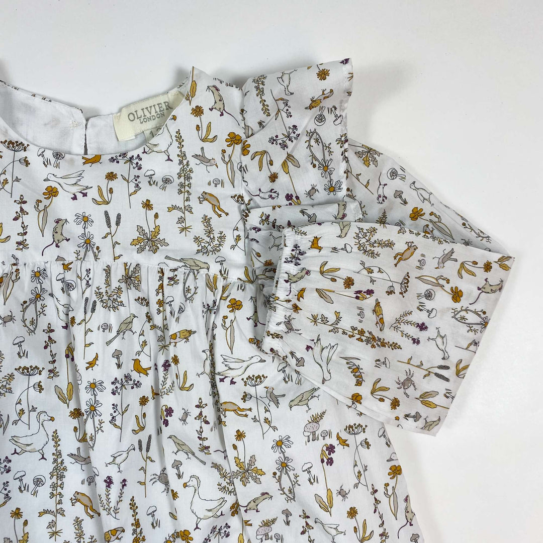 Olivier London animal print cotton dress 1-2Y 2