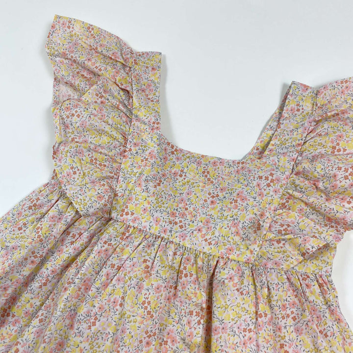 Olivier London soft pink floral print sleeveless sun dress 2-3Y 2