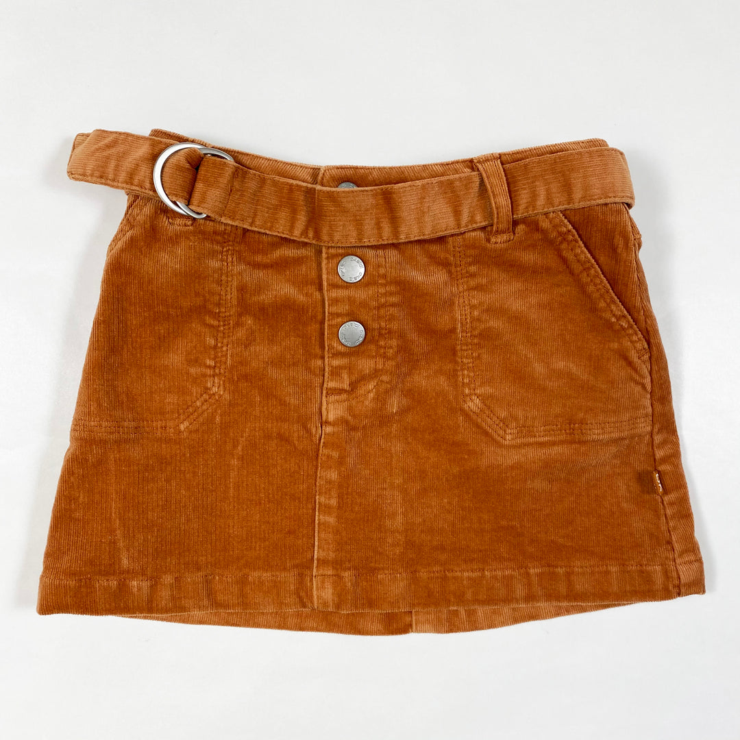 Okaïdi camel corduroy mini skirt 3Y/98 1