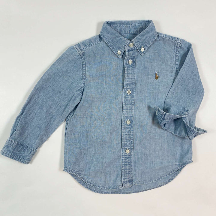 Ralph Lauren soft denim shirt 2Y 1