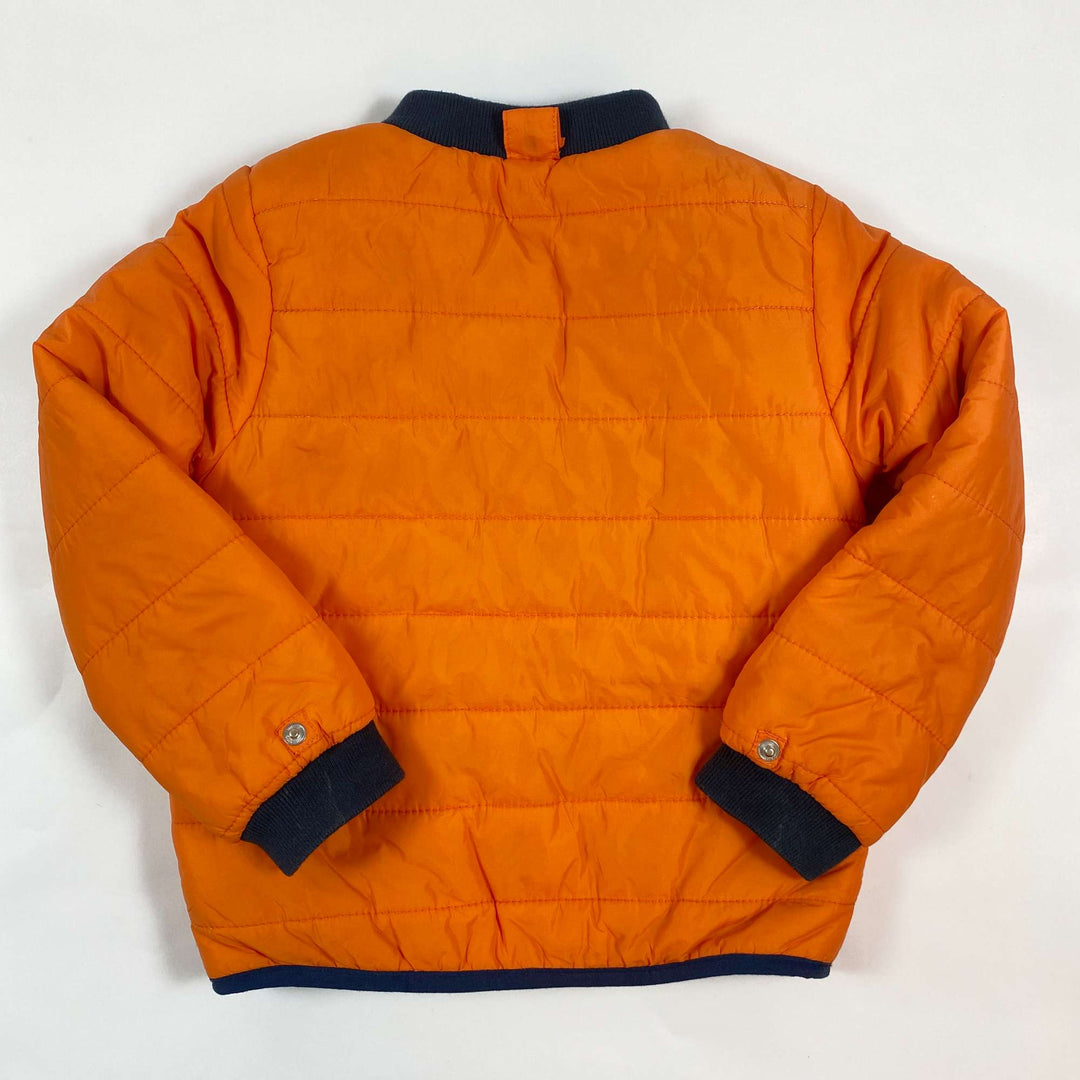 Jacadi orange fleece lined padded jacket 4 3