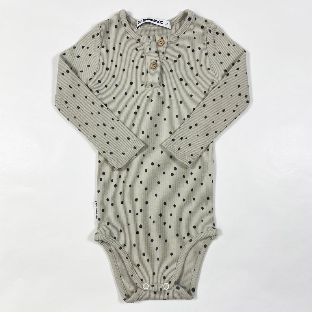 Mingo Kids beige ribbed body 1-2Y 1