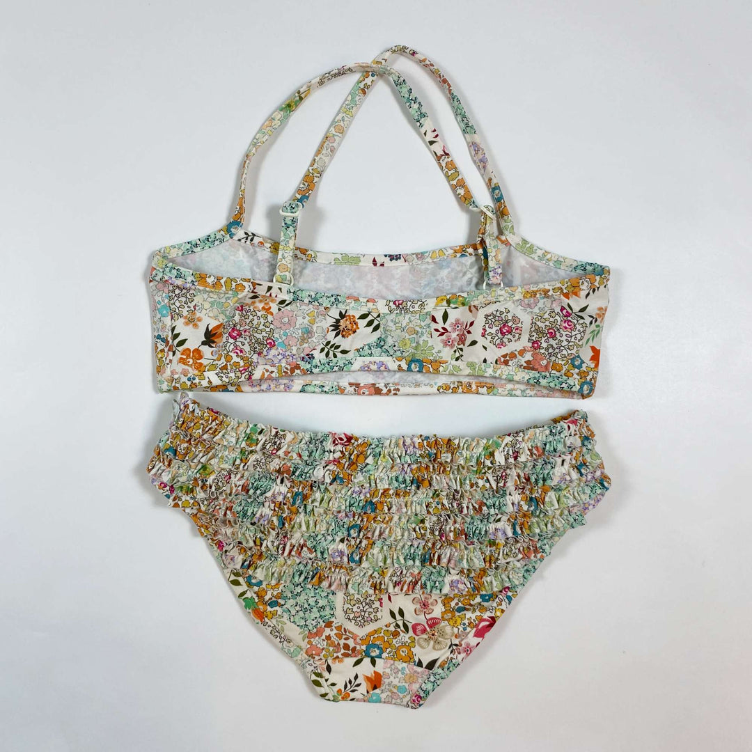 Bonpoint white floral liberty bikini 6Y/116 3