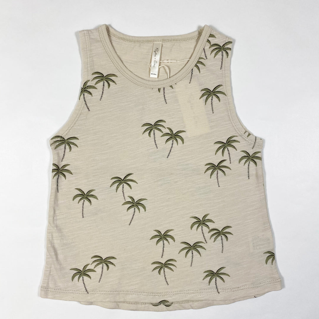 Rylee + Cru beige Palmen Tank-Top Second Season 18-24M