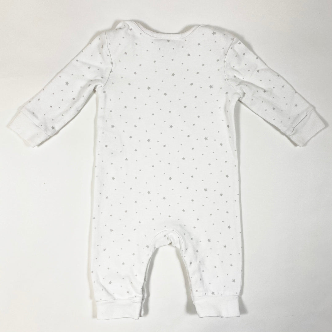 The Little White Company weisser Pyjama mit Sternendruck 3-6M