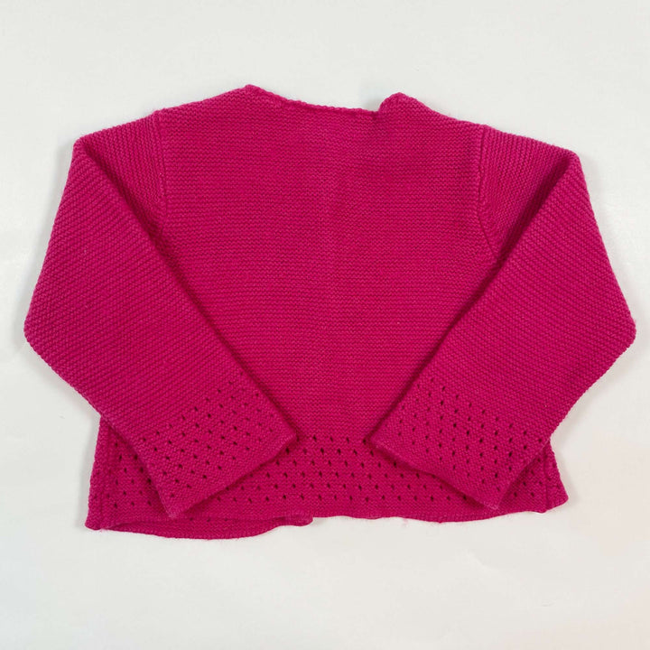 Jacadi hot pink cardigan 24M/88cm 3