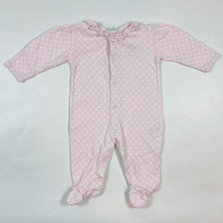 Kissy Kissy pink polka dot pyjama NB 1