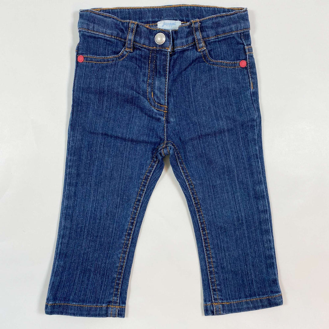 Jacadi blue jeans with red details 12M 1