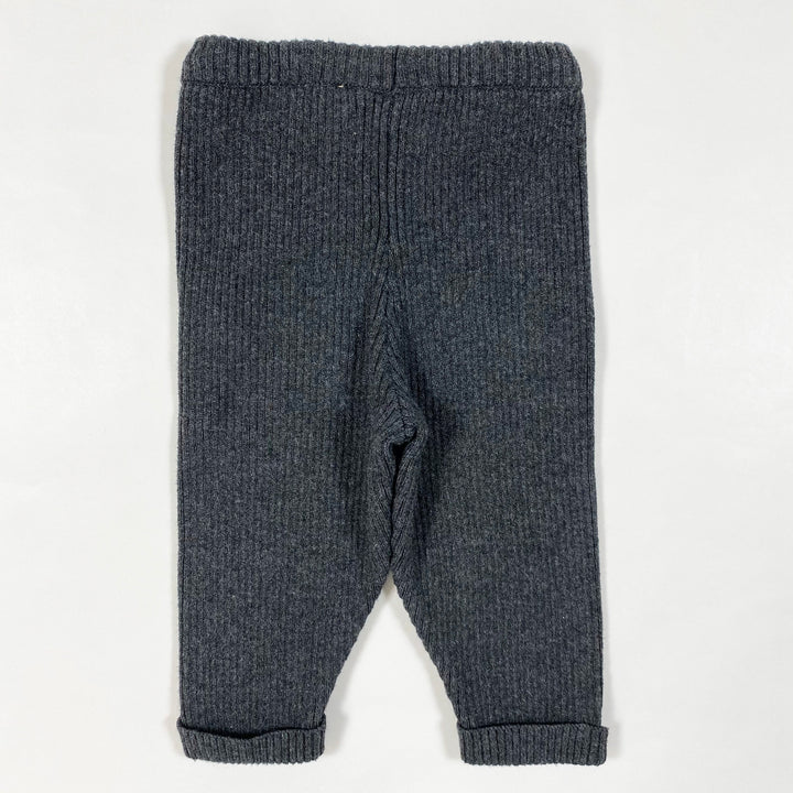 Manor grey melange knit trousers 6M/68 2