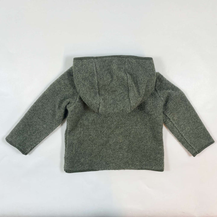 H&M grey wool fleece jacket 12M/80 3