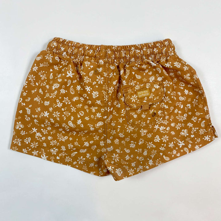 Zara caramel paisley print swimshorts 12-24M 2