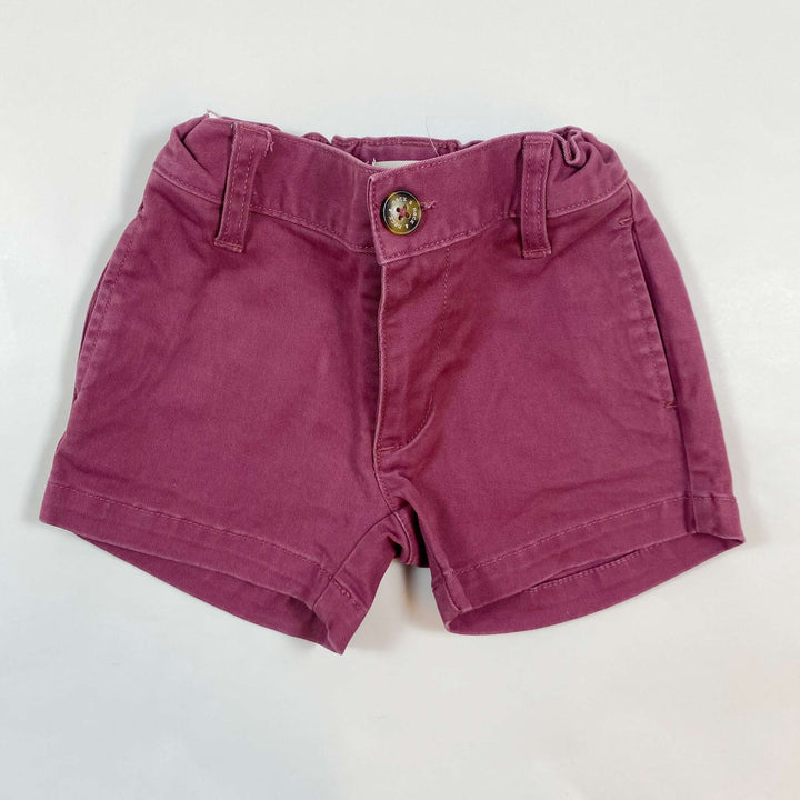 neck & neck pale burgundy shorts 18M 1