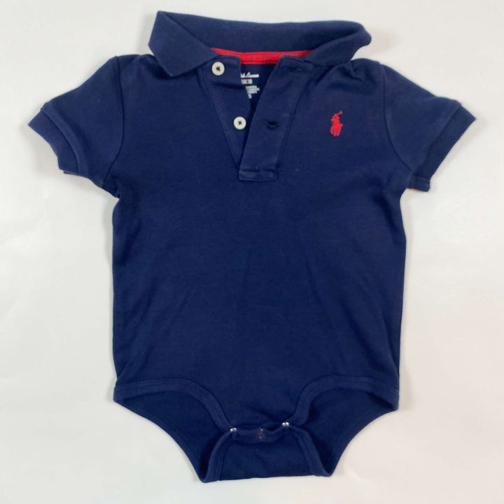 Ralph Lauren navy short-sleeved polo body 12M/80 1