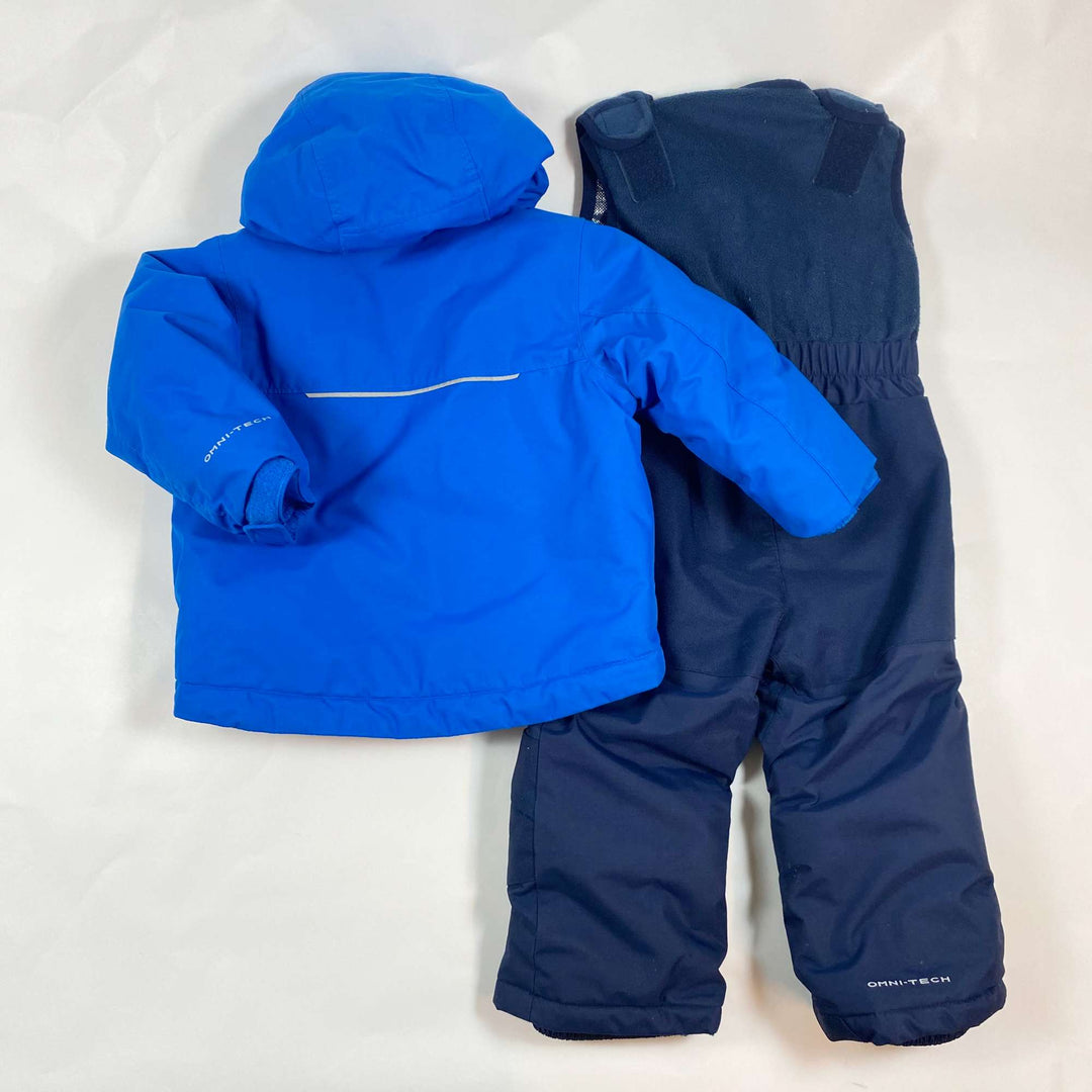 Columbia blue/navy thermal ski jacket and pants 2Y 3