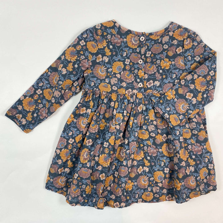 Louise Misha blue floral print dress 3Y 3