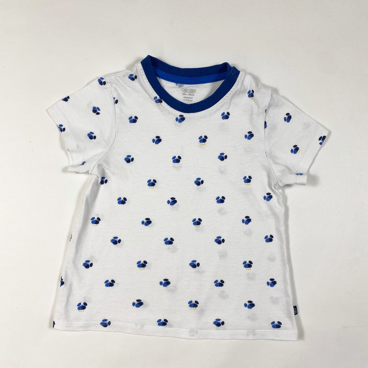 Obaibi crab print t-shirt & dungaree set 18M/80