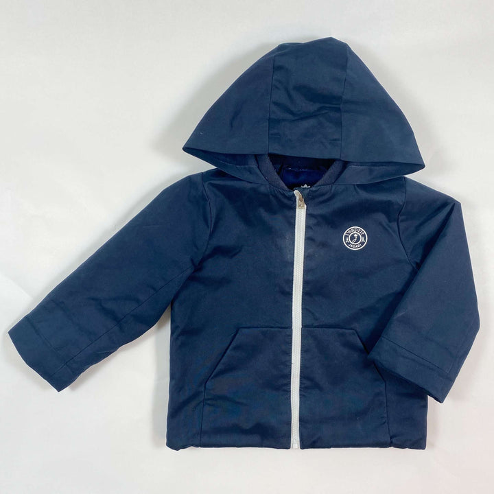 Jacadi navy hooded transition jacket 24M/88 1