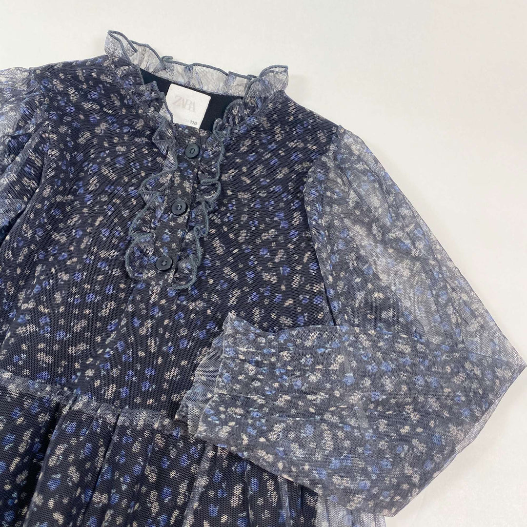 Zara mignight blue dress 6Y/116 2